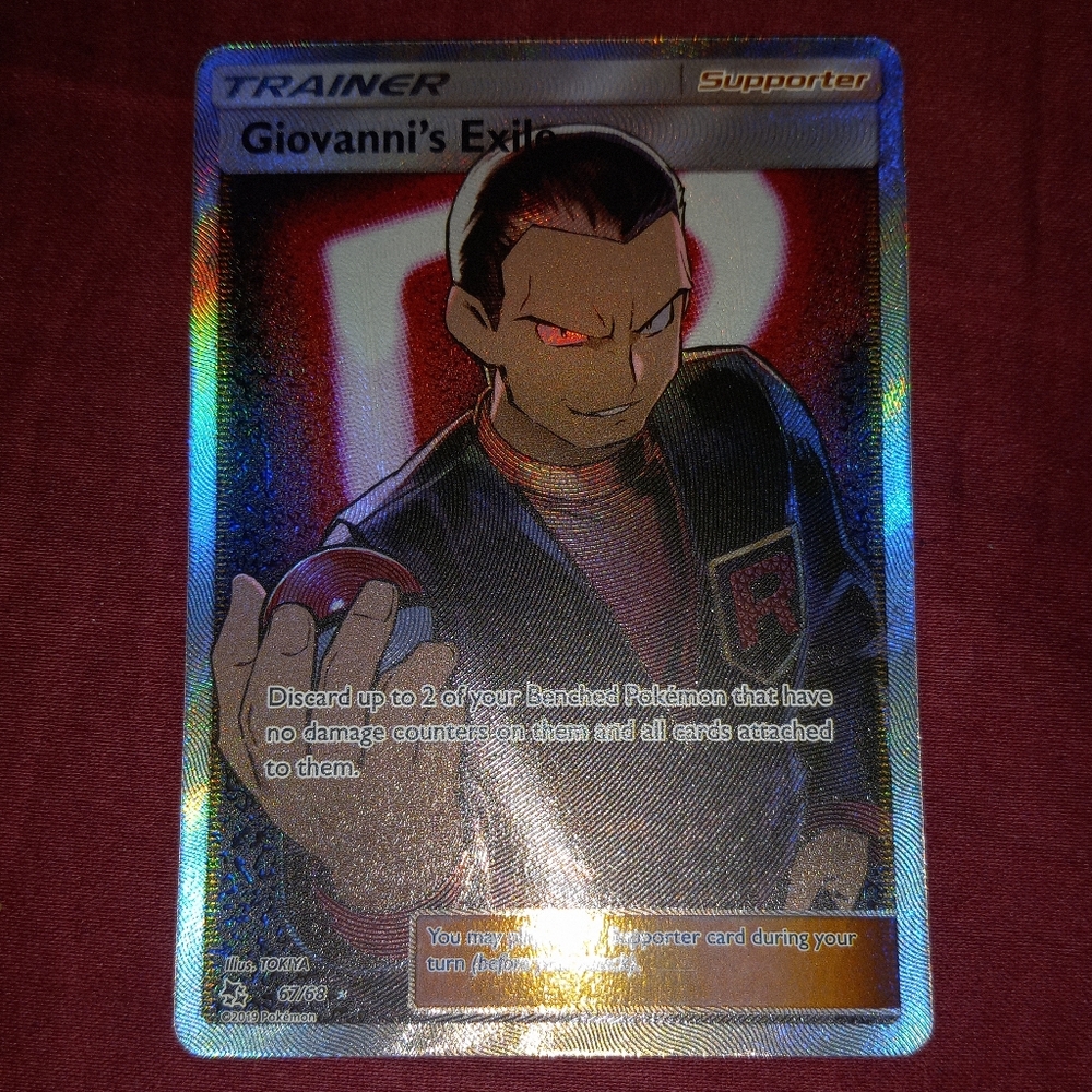 Pokémon Giovannis Exile Card